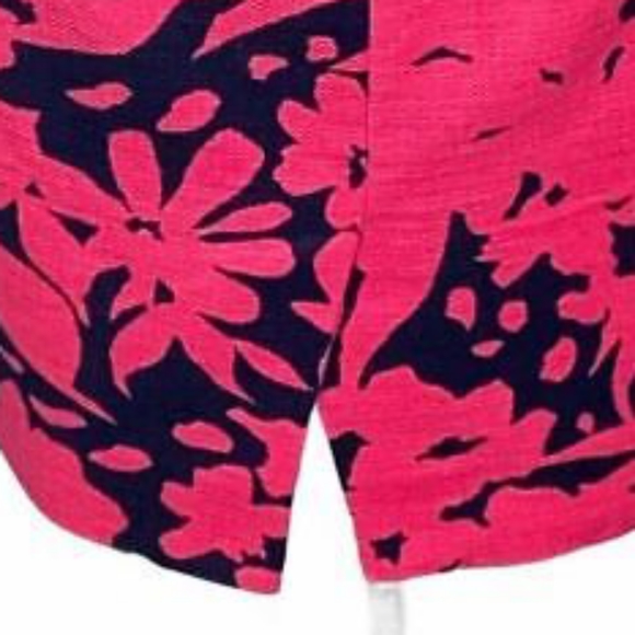 J. CREW Floral Linen-Like Pencil Slit Lined Skirt NWT - Picture 5 of 9